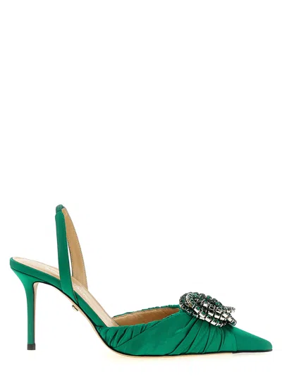 Mach&mach Mach & Mach Women 'galaxy' Slingback In Green