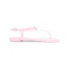 Mach&mach Pink Solid Collection Sandals In Multi