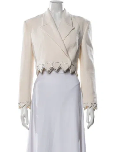 Pre-owned Mach&mach Wool Blazer In Neutrals