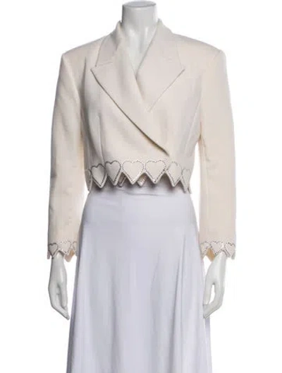 Pre-owned Mach&mach Wool Blazer In Neutrals