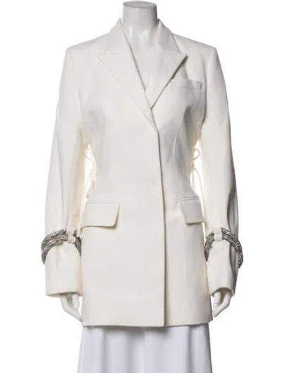 Pre-owned Mach&mach Wool Blazer In Neutrals
