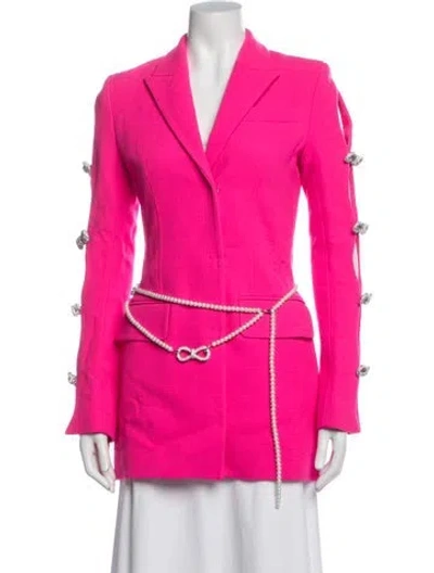 Pre-owned Mach&mach Wool Blazer In Pink
