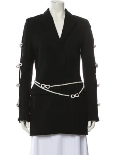 Pre-owned Mach&mach Wool Coat In Black