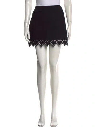 Pre-owned Mach&mach Wool Mini Skirt In Black