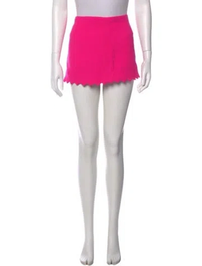 Pre-owned Mach&mach Wool Mini Skirt In Pink