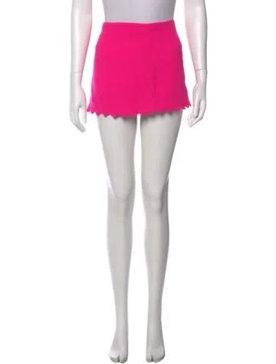 Pre-owned Mach&mach Wool Mini Skirt In Pink