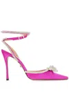 Mach&mach Double Bow Pumps In Pink