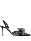 Mach&mach Mach & Mach 'le Cadeau' Slingback In Black