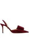 Mach&mach Mach & Mach 'le Cadeau' Slingback In Red