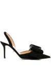 Mach&mach Le Cadeau Crystal Bow Slingback Pumps In Black
