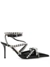 Mach&mach 90mm Stud-embellished Pumps In Black