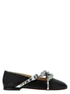 Mach&mach Stud-embellished Ballet Flats In Black