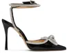 Mach&mach Pointed Knot High-heeled Shoes In Black