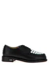 Mach&mach Mach & Mach Moccasin Flat Shoes With Pearl Embellishment In Black