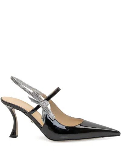 MACH&MACH CRYSTAL EMBELLISHMENT PUMPS