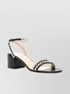 Mach&mach Audrey 55 Crystal-embellished Leather Sandals