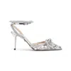 Mach&mach Mach & Mach Sandals In Silver