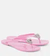 Mach&mach Mach & Mach Women Flip-flop Sandals With Double Heart In Pink