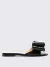 Mach&mach Le Cadeau Crystal-embellished Leather Slides In Black