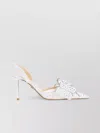 Mach&mach Gift Mesh Crystal Pumps