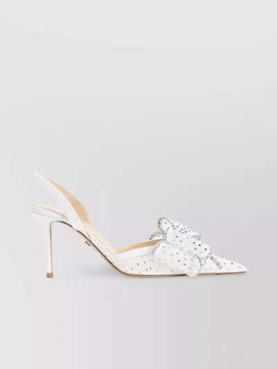 Mach&mach Gift Mesh Crystal Pumps