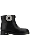 Mach&mach Stivaletti Galaxy In Pelle Nera Donna In Schwarz