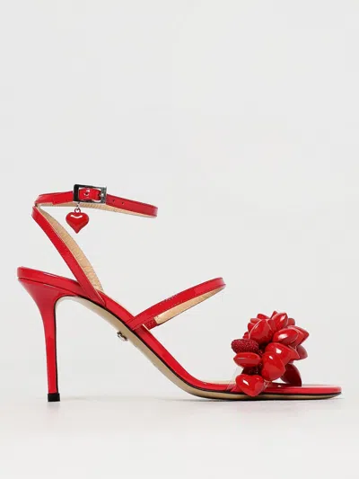 MACH&MACH HEELED SANDALS MACH & MACH WOMAN COLOR RED,G89050014