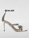 Mach&mach Heeled Sandals Mach & Mach Woman Color Silver In Silver