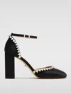 Mach&mach Black Audrey Crystal 95 Heels In Black