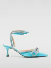 Mach&mach Double Bow Pumps In Blue