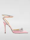 Mach&mach Crystal-bow Pointed-toe Pumps In Pink
