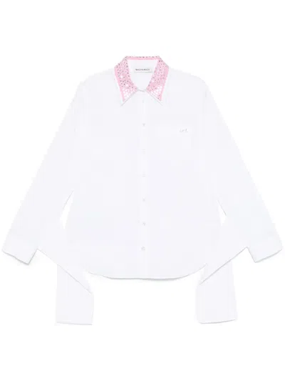 Mach&mach Knot-detail Shirt In White