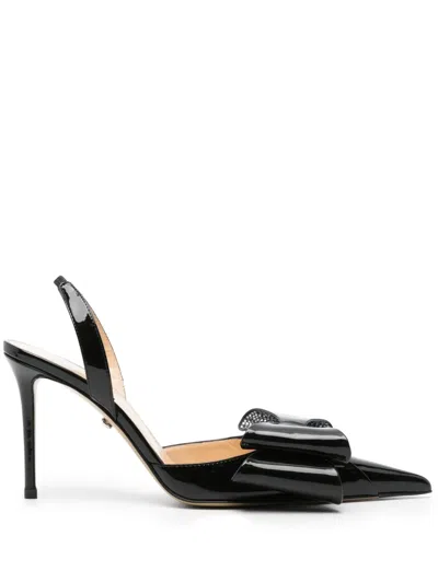 Mach&mach Le Cadeau 95mm Slingback Pumps In Black