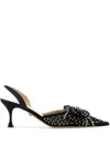 Mach&mach Le Cadeau Sandals In Black