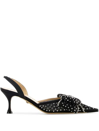 Mach&mach Le Cadeau Sandals In Black