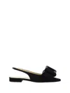 Mach&mach Bow-detail Leather Ballerinas