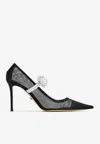 Mach&mach Mach & Mach 'lotus' Pumps In Black