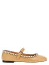 Mach&mach Audrey Flat Shoes Beige