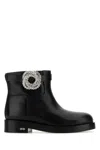 Mach&mach Stivaletti Galaxy In Pelle Nera Donna In Black