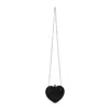 Mach&mach Small Heart Clutch Rhinestone Chain