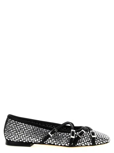 MACH&MACH MACH & MACH 'CRYSTAL NET' BALLET FLATS