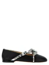 Mach&mach Stud-embellished Ballet Flats In Black
