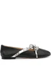 Mach&mach Stud-embellished Ballet Flats In Black