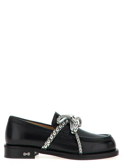 MACH&MACH MACH & MACH 'CRYSTAL STUDS' LOAFERS