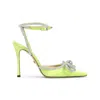 Mach&mach 110 Crystal-embellished Double Bow Pumps
