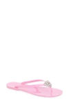 Mach&mach Mach & Mach Women Flip-flop Sandals With Double Heart In Pink