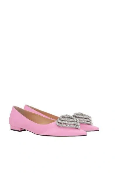 Mach & Mach Flat Shoes In Pink