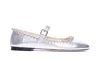 Mach&mach Mach & Mach Flat Shoes In Silver