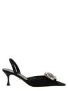 Mach&mach Galaxy Embellished Slingback Pumps In Black