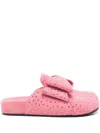 Mach&mach Bow-decorated Muller Shoes In Pink